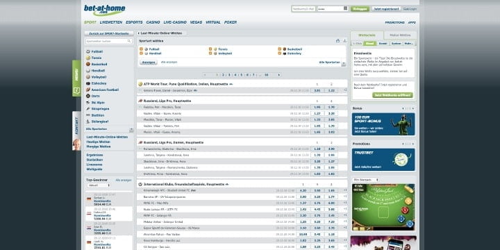 bet-at-home last Minute Wetten