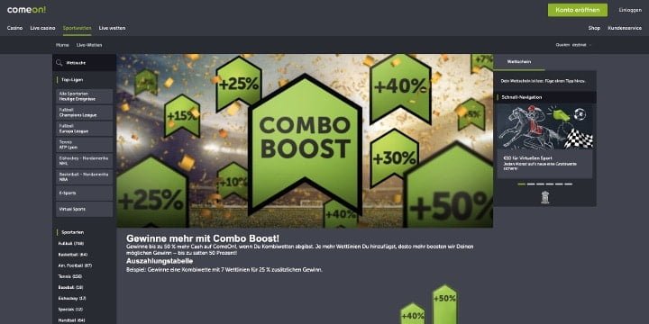 ComeOn Combo Boost