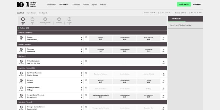 10Bet Live Wetten