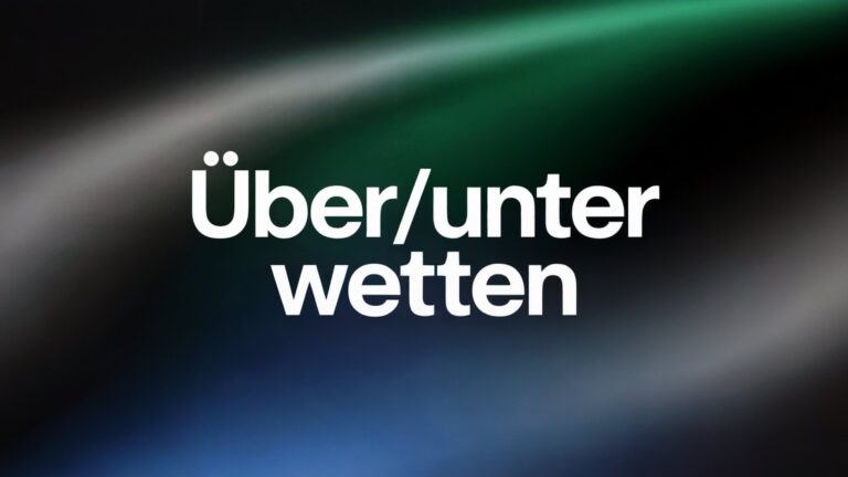 Über/Unter Wetten: Strategien und Tipps.